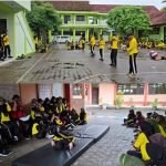 Lapangan Jadi Saksi Ujian Praktik PJOK Siswa Kelas 9
