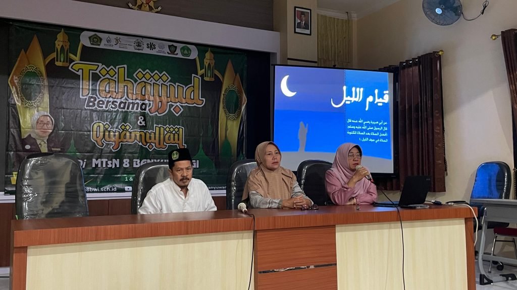 MTsN 8 Banyuwangi Gelar Sholat Tahajud Bersama dan Qiyamul Lail Perdana
