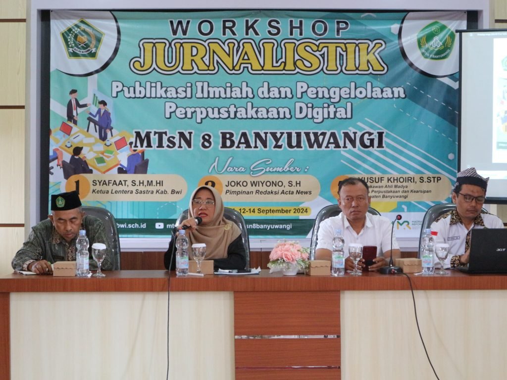 MTsN 8 Banyuwangi Gelar Workshop Jurnalistik